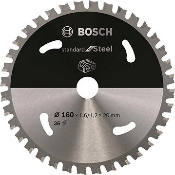 Bosch Pílový kotúč Standard for Steel pre akumulátorové píly 160 × 1,6/1,2 × 20 T36 2.608.837.749