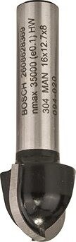 BOSCH Žliabkovacia fréza, 8 mm, R1 8 mm, D 16 mm, L 12,4 mm, G 45 mm 2.608.628.369
