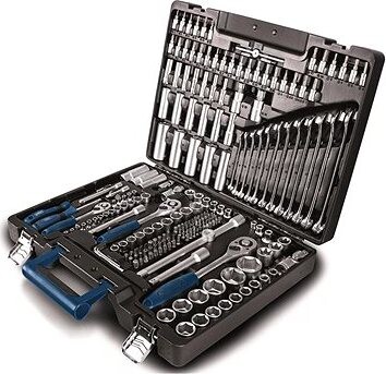 SCHEPPACH Plastový kufor s náradím, 217 dielov, TB 217