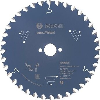 Bosch Pílový kotúč Expert for Wood 165 × 20 × 2,6 mm, 36 2.608.644.023