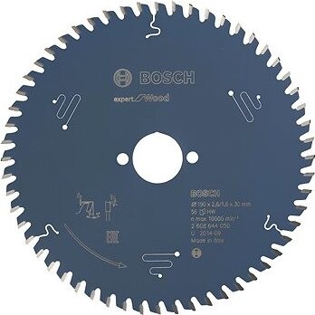 Bosch Pílový kotúč Expert for Wood 190 × 30 × 2,6 mm, 56 2.608.644.050