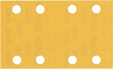 Bosch EXPERT Brúsne papiere C470 s 8 otvormi na vibračné brúsky 80 × 133 mm, P400, 10 ks 2.608.900.885