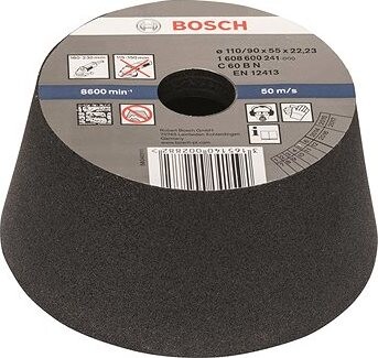 BOSCH Hrncový brúsny kotúč – kameň/betón 90 mm, 110 mm, 55 mm, 54 1.608.600.241