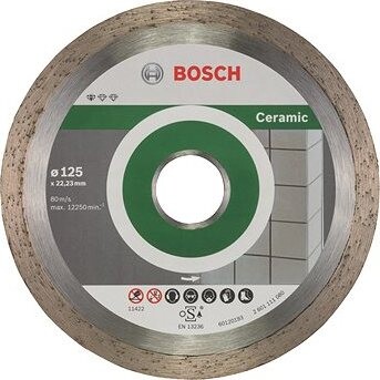 BOSCH Diamantový deliaci kotúč Standard for Ceramic 125 × 22,23 × 1,6 × 7 mm 2.608.603.232