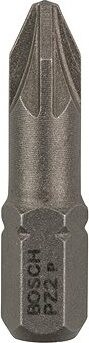 Bosch Skrutkovací bit zvlášť tvrdý Extra-Hart PZ 2, 25 mm 2.607.001.560