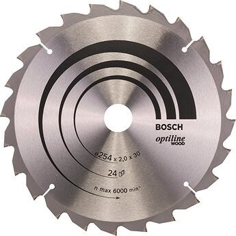 Bosch Pílový kotúč Optiline Wood 254 × 30 × 2,0 mm, 24 2.608.640.434