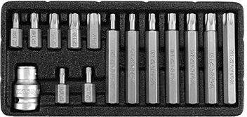 YATO Sada bitov 15 ks TORX s otvorom YT-0417