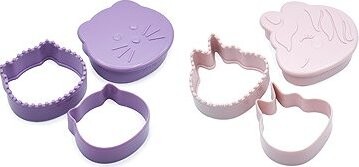 Melii Vykrajovátko na sendviče 3v1 2 ks jednorožec/kočička