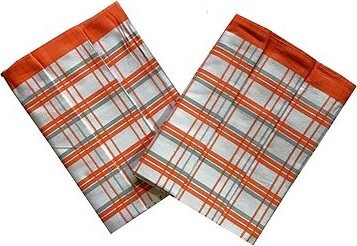 Svitap sleepwell Utierka extra nasiakavá Tradičné káro oranžové – 3 ks