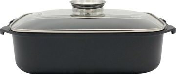 Pekáč so skleneným vekom Delta, 34,5 × 24 cm