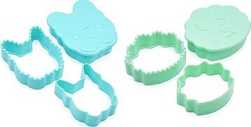 Melii Vykrajovátko na sendviče 3v1 2 ks buldoček/dinosaur