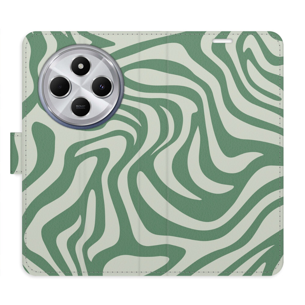 Flipové puzdro iSaprio - Zebra Green 02 - Xiaomi Redmi 14C / Poco C75