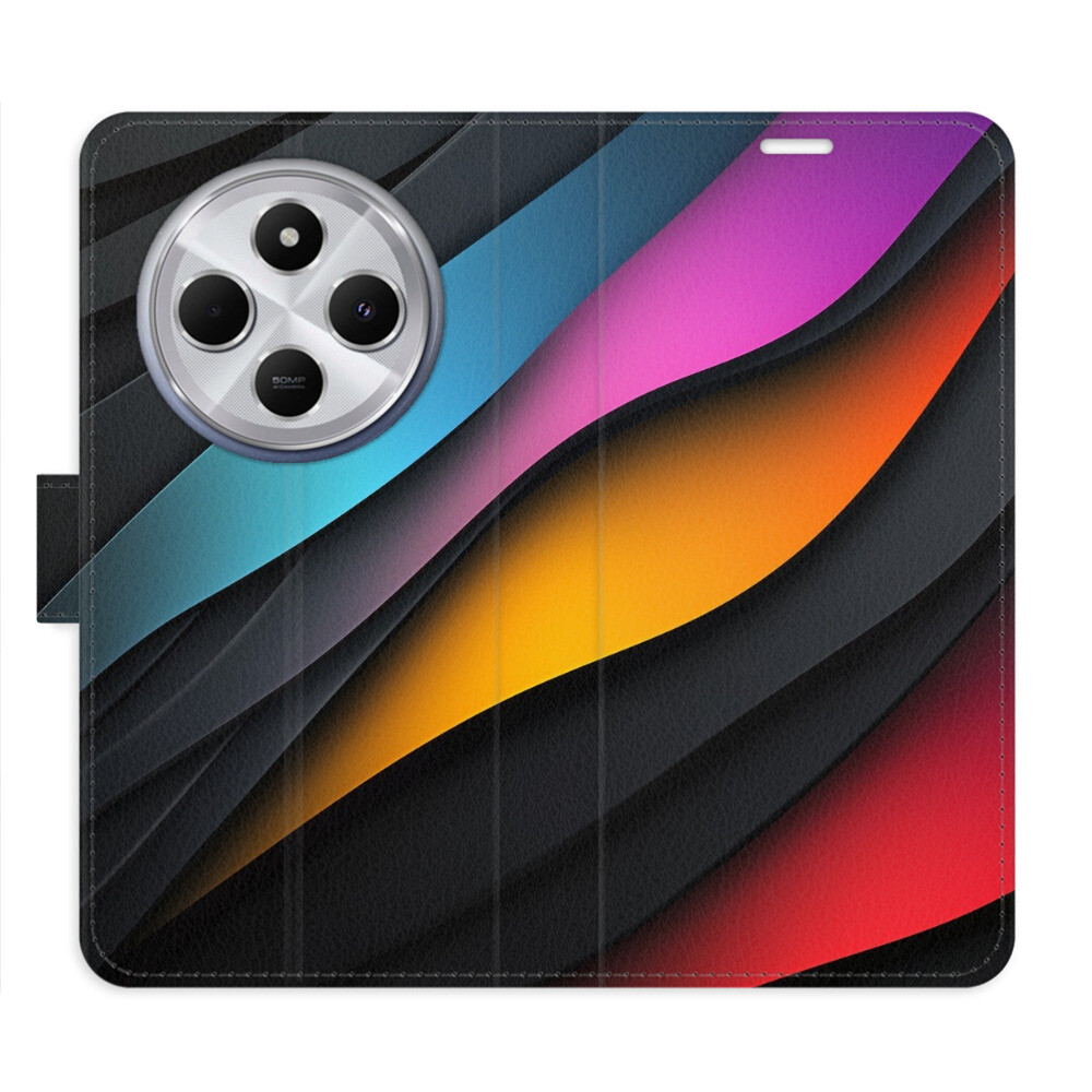 Flipové puzdro iSaprio - Color Waves - Xiaomi Redmi 14C / Poco C75