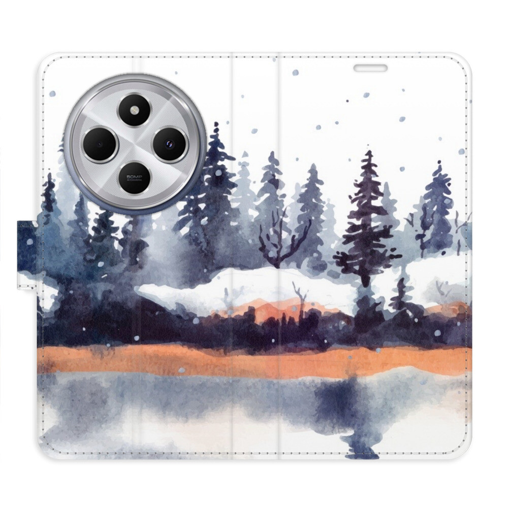 Flipové puzdro iSaprio - Winter 02 - Xiaomi Redmi 14C / Poco C75