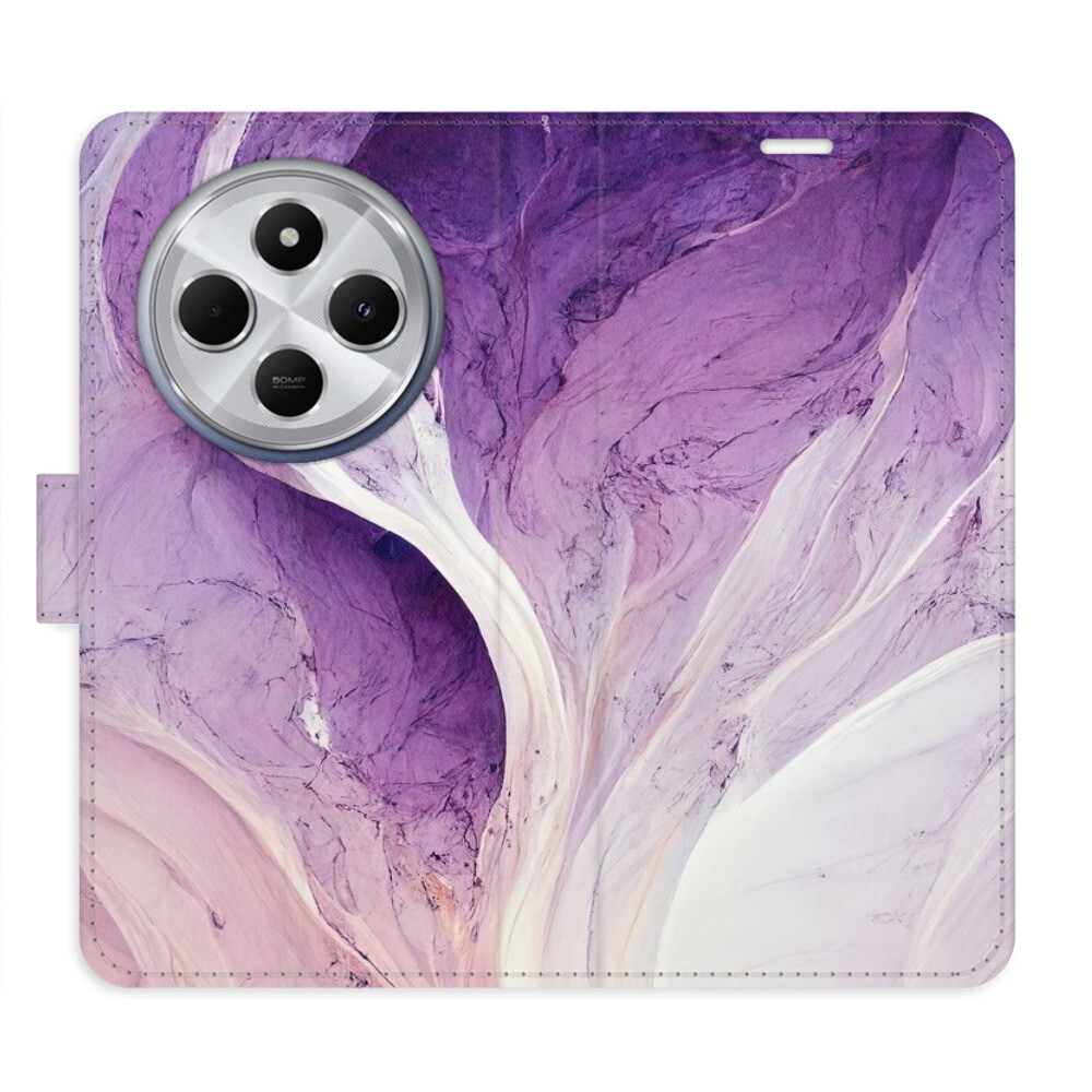 Flipové puzdro iSaprio - Purple Paint - Xiaomi Redmi 14C / Poco C75