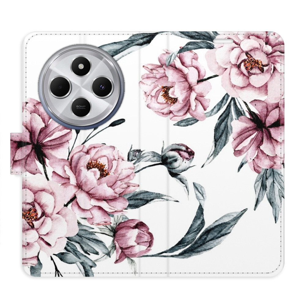 Flipové puzdro iSaprio - Pink Flowers - Xiaomi Redmi 14C / Poco C75