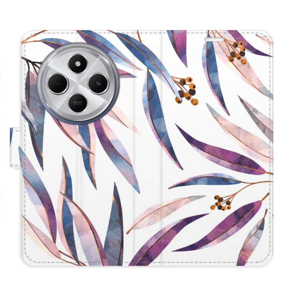 Flipové puzdro iSaprio - Ornamental Leaves - Xiaomi Redmi 14C / Poco C75