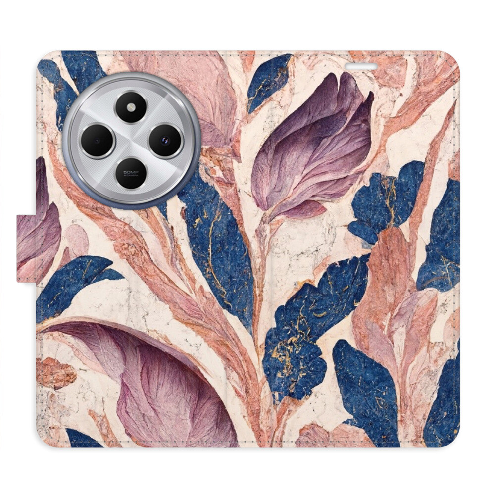 Flipové puzdro iSaprio - Old Leaves 02 - Xiaomi Redmi 14C / Poco C75