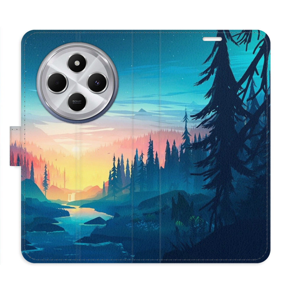 Flipové puzdro iSaprio - Magical Landscape - Xiaomi Redmi 14C / Poco C75