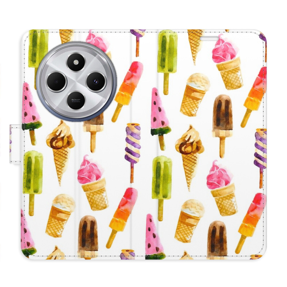 Flipové puzdro iSaprio - Ice Cream Pattern - Xiaomi Redmi 14C / Poco C75