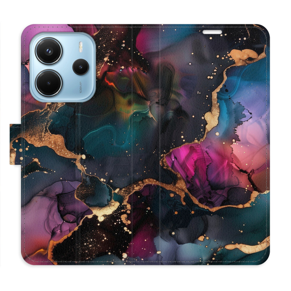 Flipové puzdro iSaprio - Dark Marble - Xiaomi Redmi Note 14