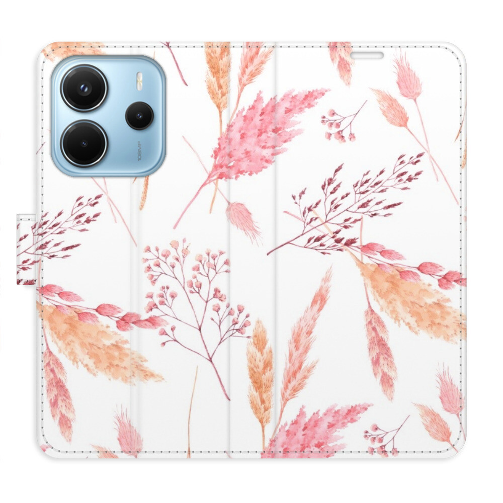 Flipové puzdro iSaprio - Ornamental Flowers - Xiaomi Redmi Note 14