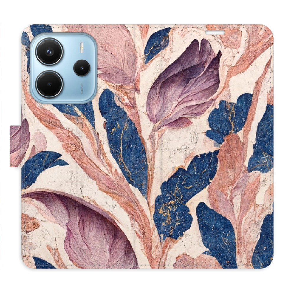 Flipové puzdro iSaprio - Old Leaves 02 - Xiaomi Redmi Note 14