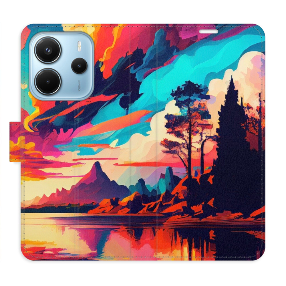 Flipové puzdro iSaprio - Colorful Mountains 02 - Xiaomi Redmi Note 14