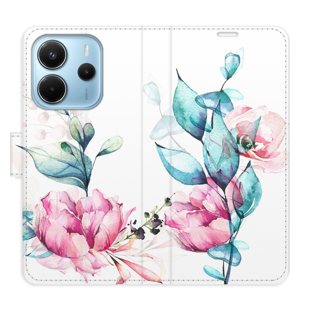 Flipové puzdro iSaprio - Beautiful Flower - Xiaomi Redmi Note 14