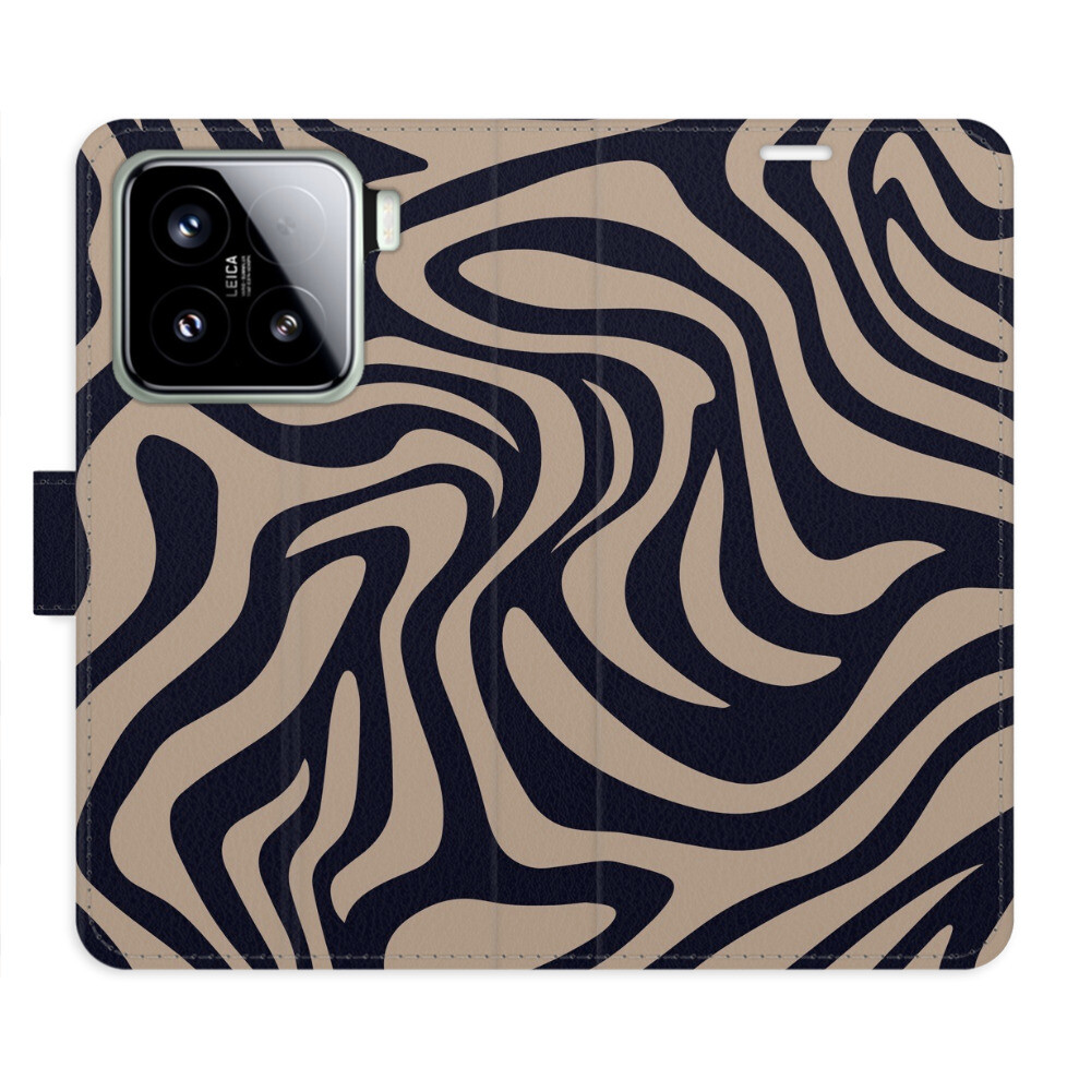 Flipové puzdro iSaprio - Zebra Black 02 - Xiaomi 15