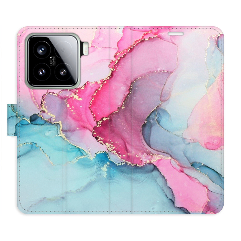 Flipové puzdro iSaprio - PinkBlue Marble - Xiaomi 15