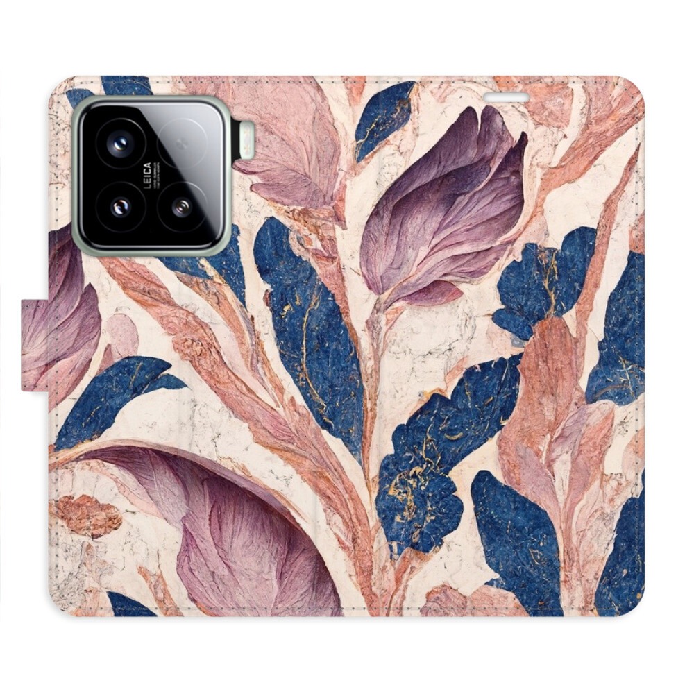 Flipové puzdro iSaprio - Old Leaves 02 - Xiaomi 15