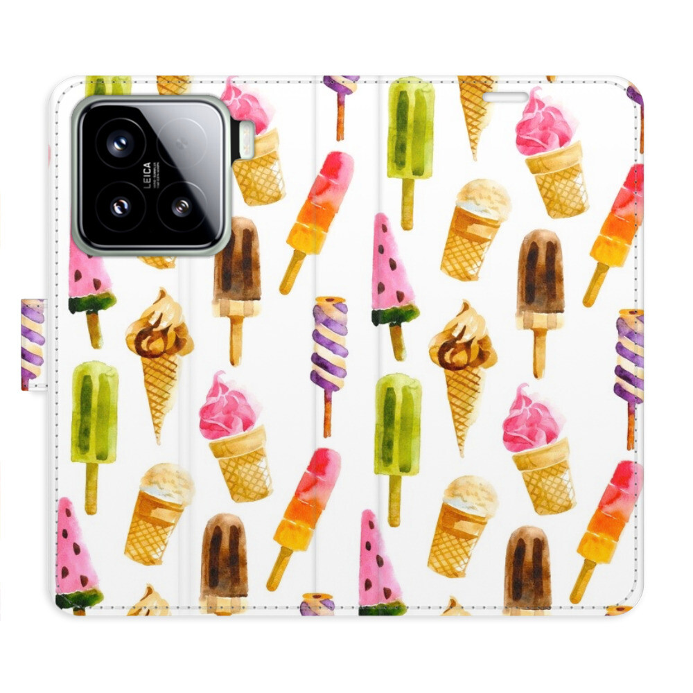 Flipové puzdro iSaprio - Ice Cream Pattern - Xiaomi 15