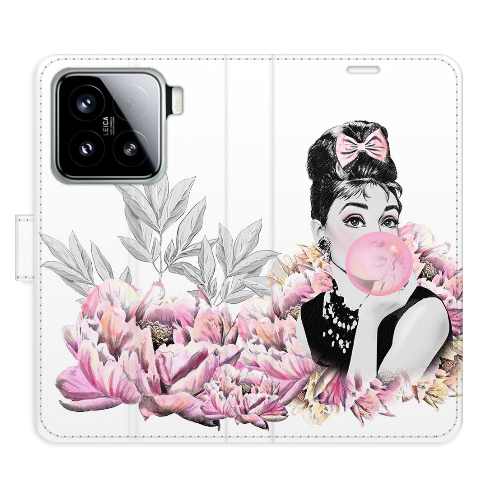 Flipové puzdro iSaprio - Girl with bubble - Xiaomi 15