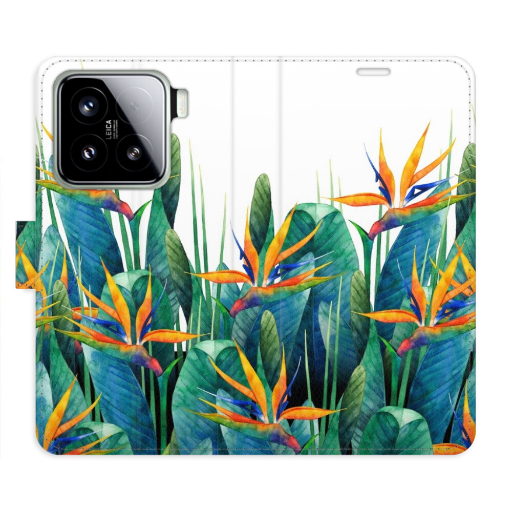 Flipové puzdro iSaprio - Exotic Flowers 02 - Xiaomi 15