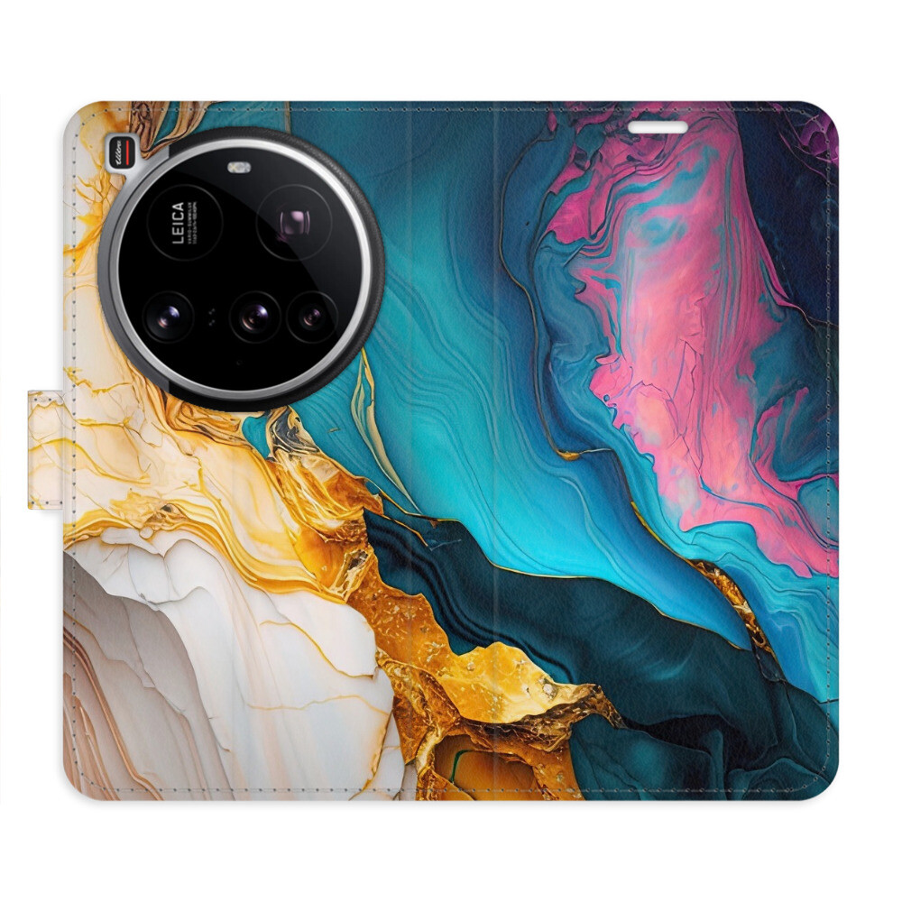 Flipové puzdro iSaprio - Colourful Marble - Xiaomi 15 Ultra