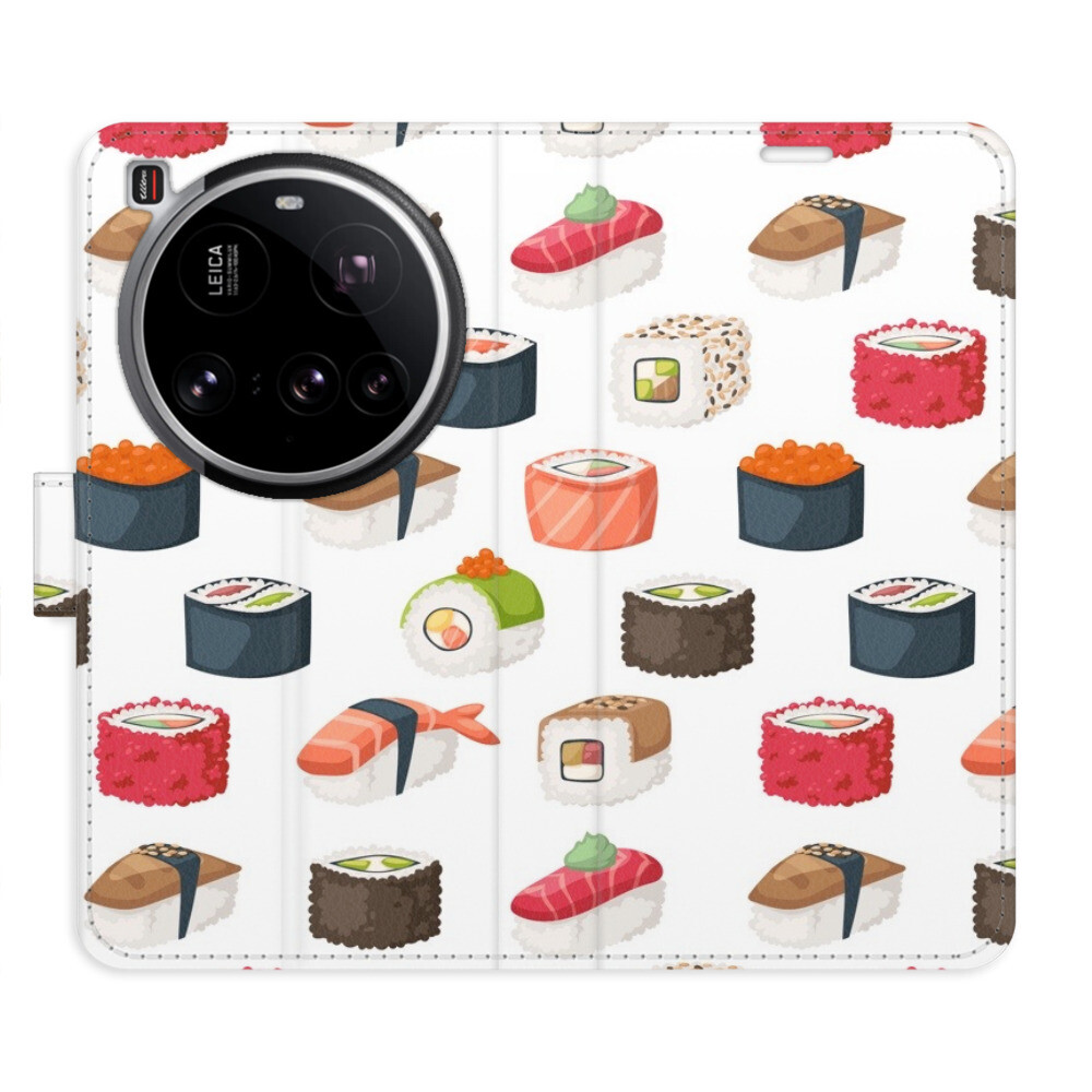Flipové puzdro iSaprio - Sushi Pattern 02 - Xiaomi 15 Ultra