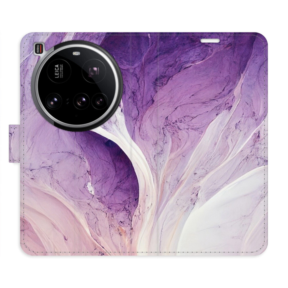 Flipové puzdro iSaprio - Purple Paint - Xiaomi 15 Ultra