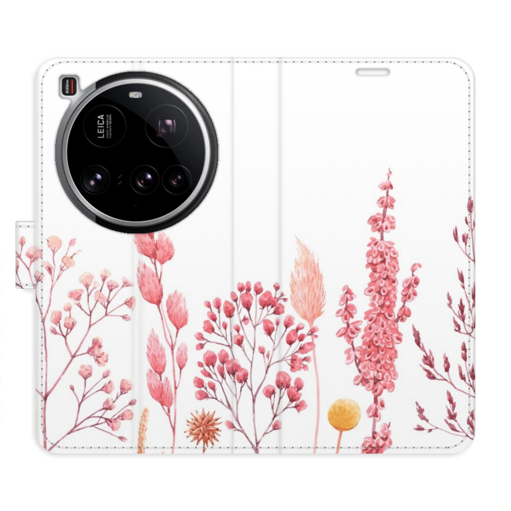 Flipové puzdro iSaprio - Pink Flowers 03 - Xiaomi 15 Ultra