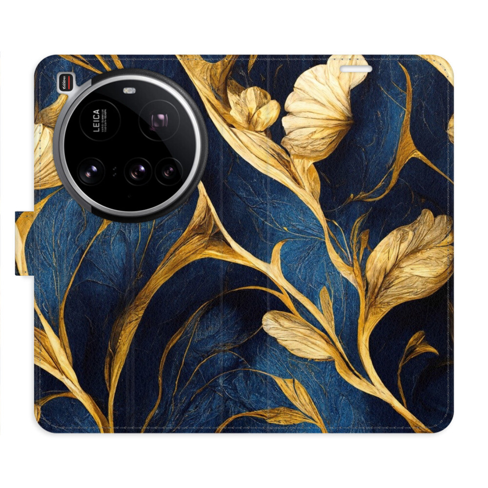 Flipové puzdro iSaprio - GoldBlue - Xiaomi 15 Ultra