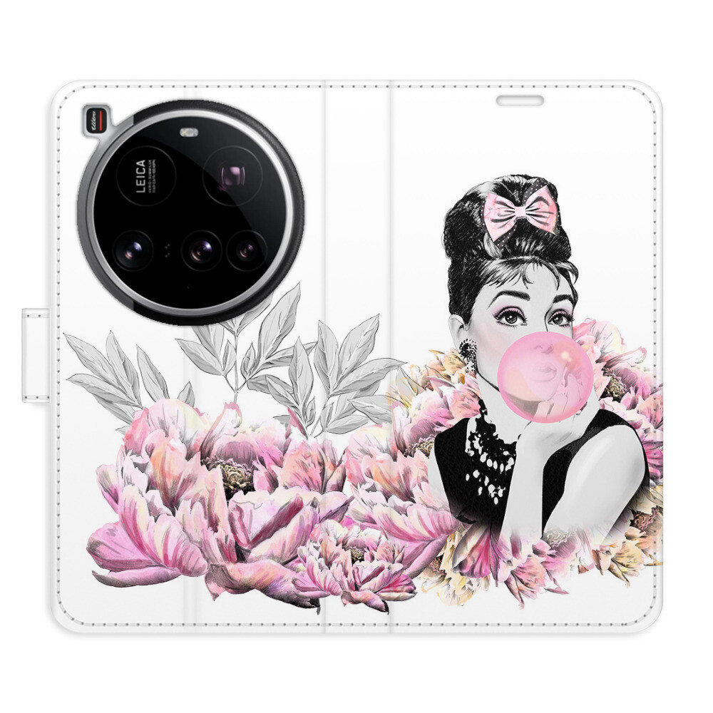 Flipové puzdro iSaprio - Girl with bubble - Xiaomi 15 Ultra