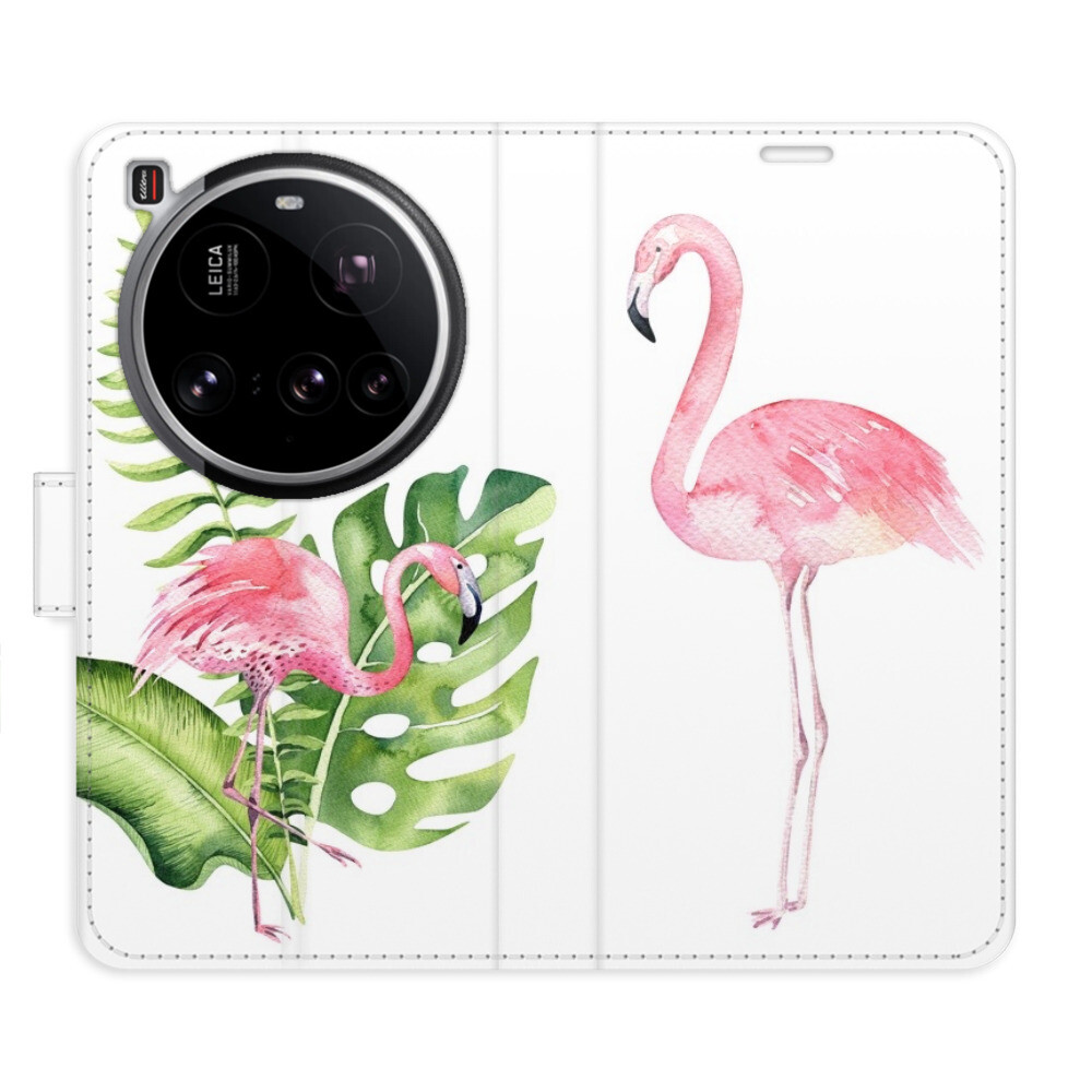 Flipové puzdro iSaprio - Flamingos - Xiaomi 15 Ultra