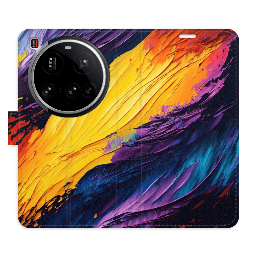 Flipové puzdro iSaprio - Fire Paint - Xiaomi 15 Ultra