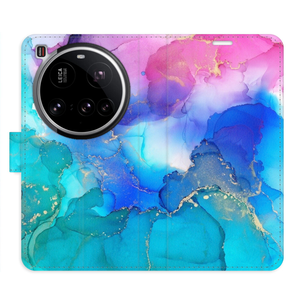 Flipové puzdro iSaprio - BluePink Paint - Xiaomi 15 Ultra