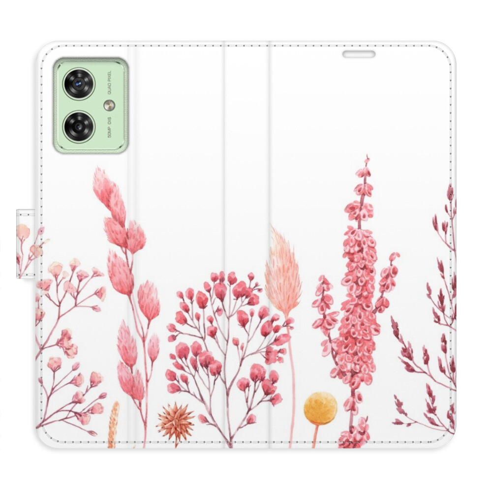 Flipové puzdro iSaprio - Pink Flowers 03 - Motorola Moto G54 5G / G54 5G Power Edition