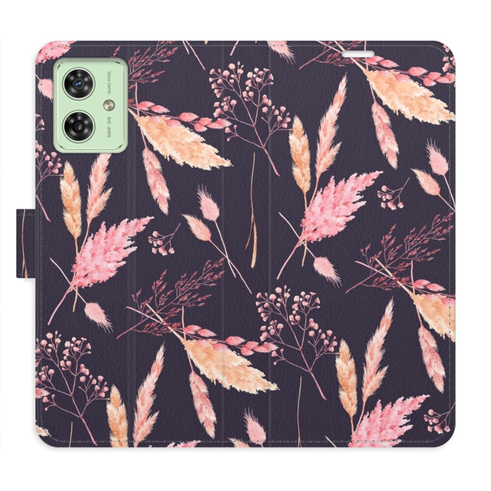 Flipové puzdro iSaprio - Ornamental Flowers 02 - Motorola Moto G54 5G / G54 5G Power Edition