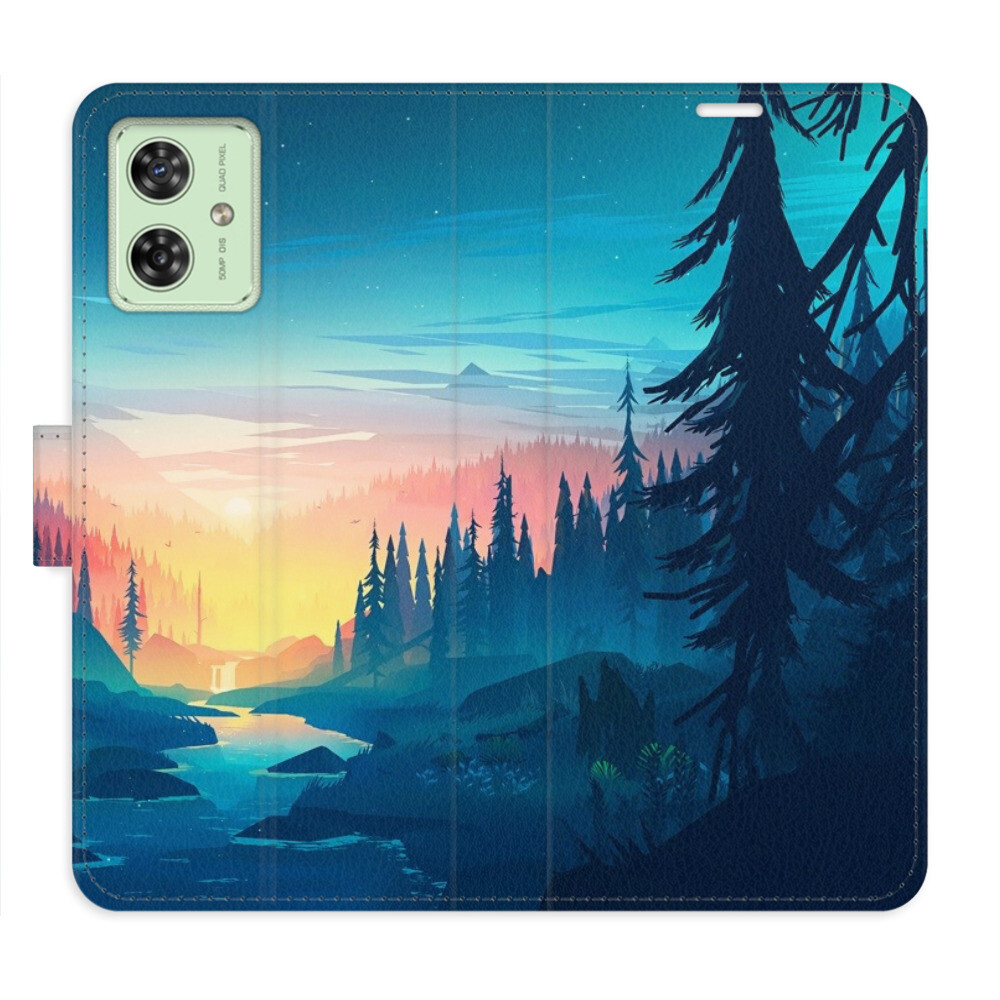 Flipové puzdro iSaprio - Magical Landscape - Motorola Moto G54 5G / G54 5G Power Edition