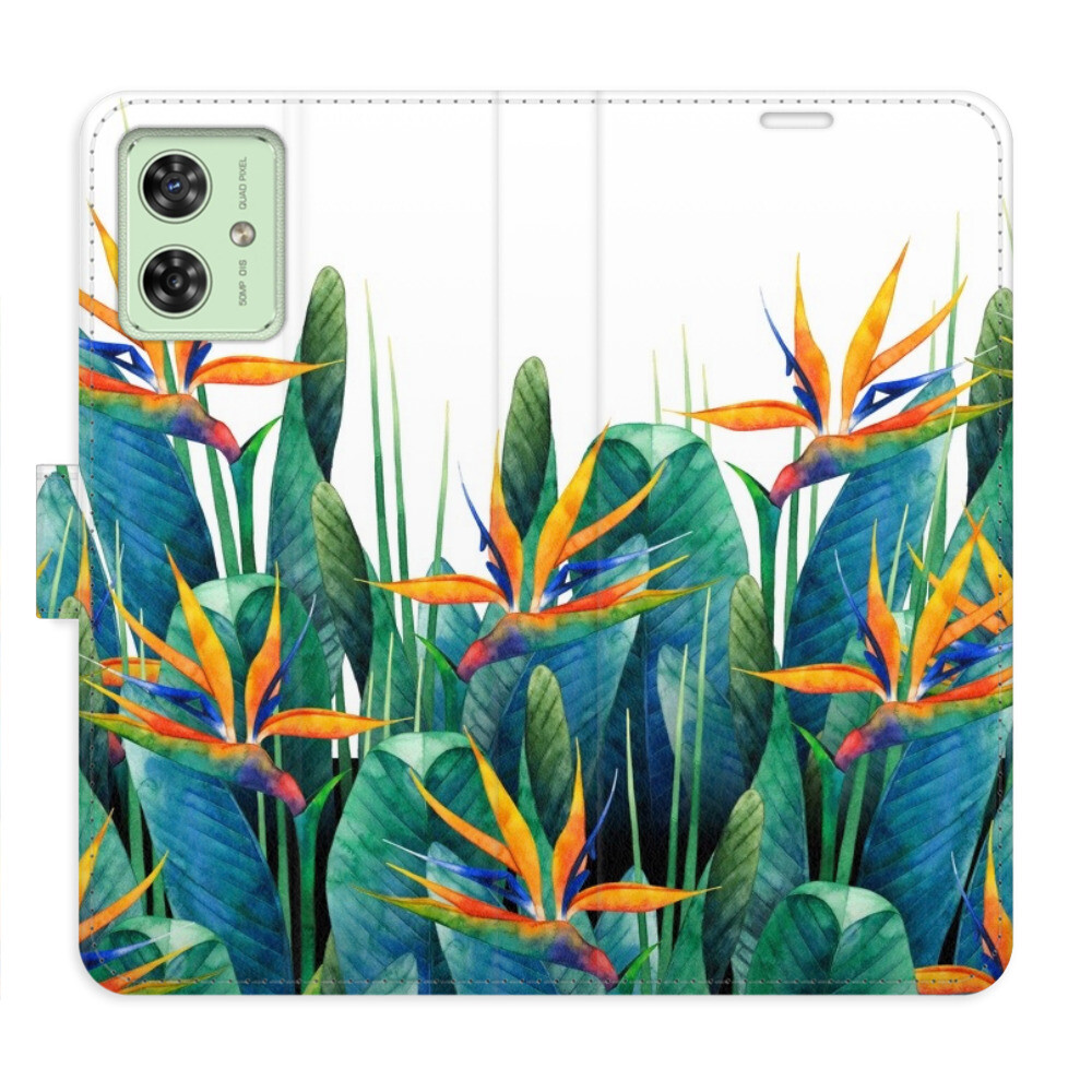 Flipové puzdro iSaprio - Exotic Flowers 02 - Motorola Moto G54 5G / G54 5G Power Edition
