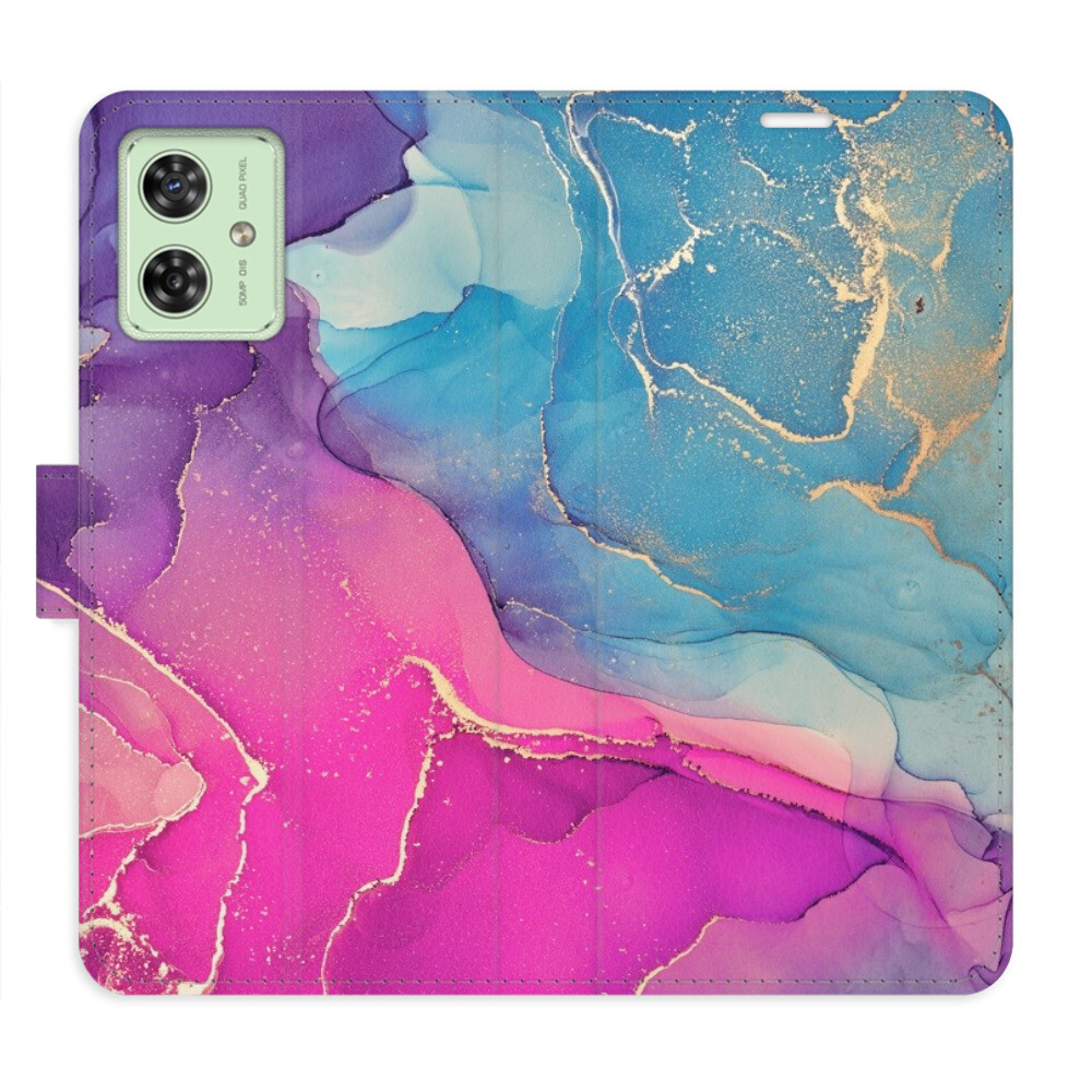 Flipové puzdro iSaprio - Colour Marble 02 - Motorola Moto G54 5G / G54 5G Power Edition