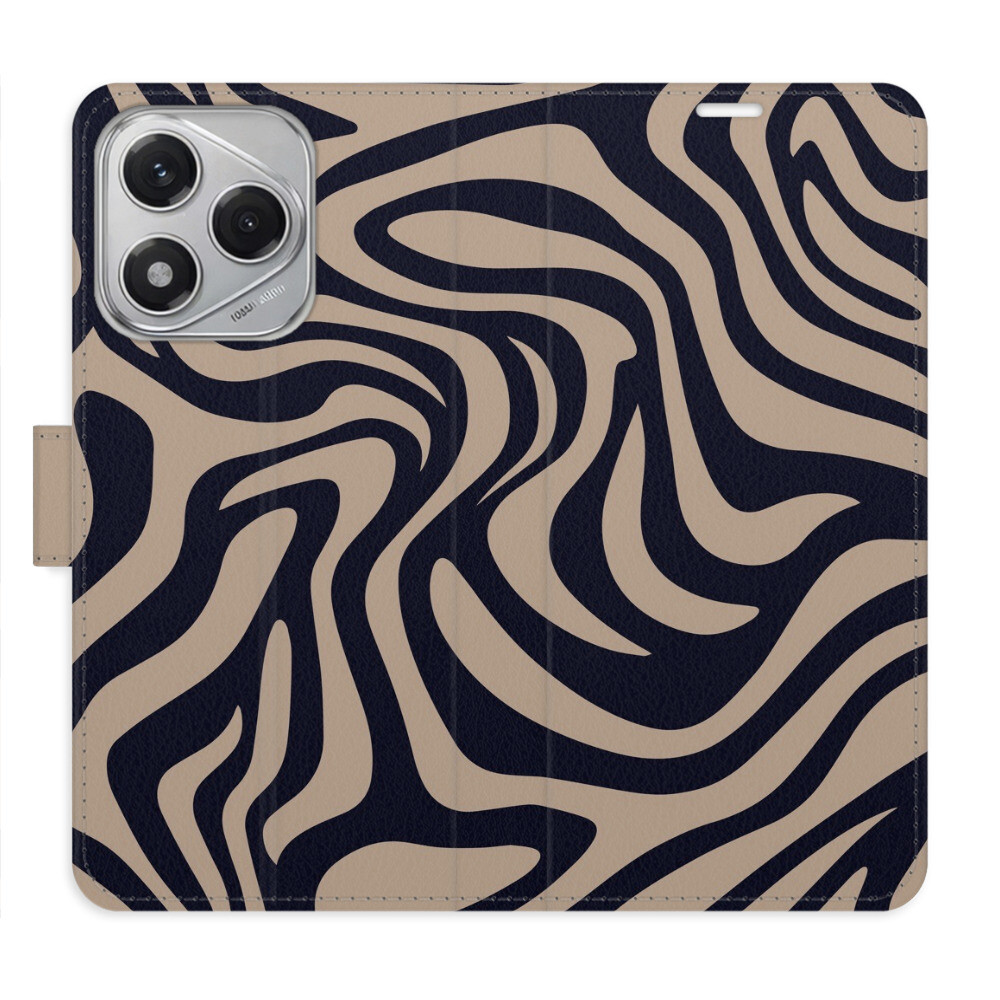 Flipové puzdro iSaprio - Zebra Black 02 - Honor 400 Lite